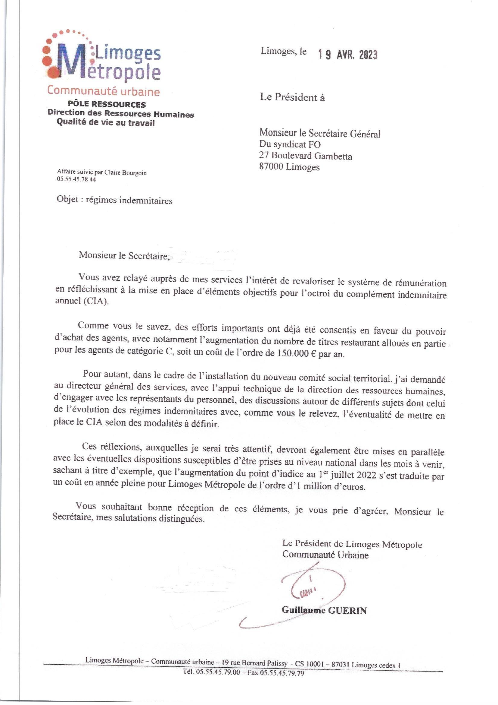 LM Lettre CIA